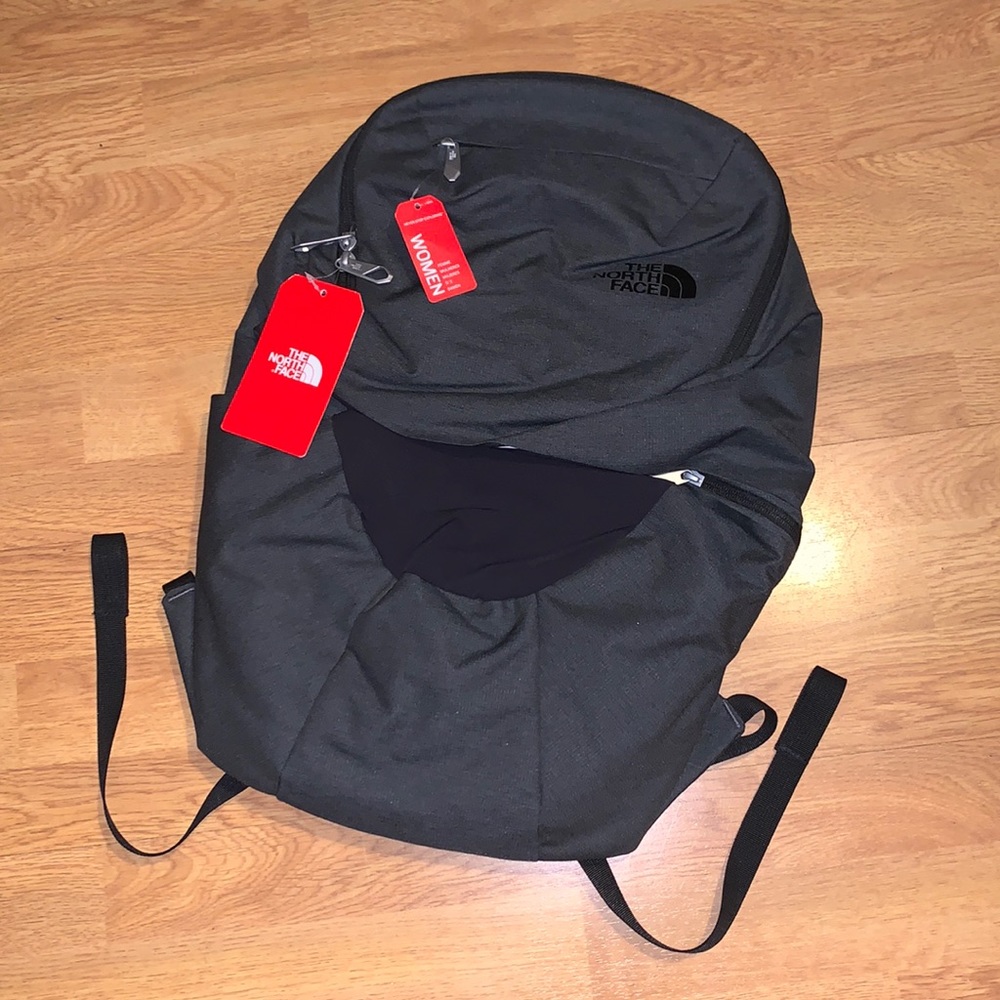 NWT The North Face Aurora Backpack (Dark Gray/ Black)